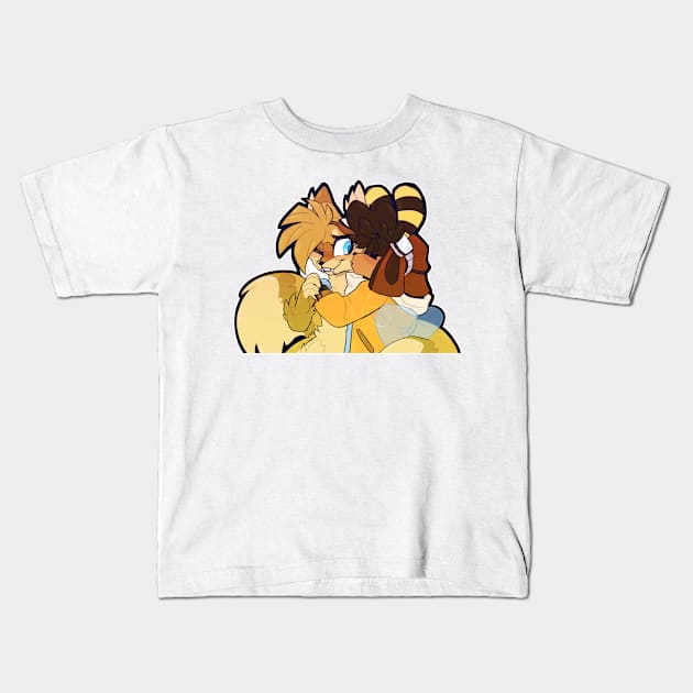 Gay Fox and Honey Bee Furries Kids T-Shirt by Toribit